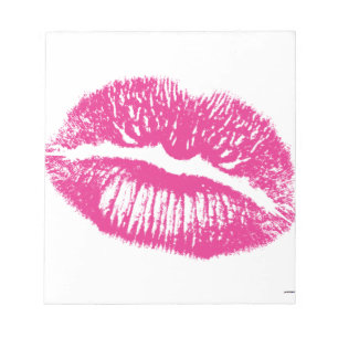 De Kus, Roze Lippen Notitieblok