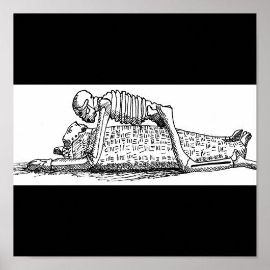 "De kus van de dood" Poster (Voorkant)