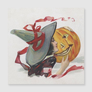 De kus van de heks: een Jack o' Lantern met Hallow