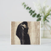 De kus van Edvard Munch lithografie, Briefkaart (Staand voorkant)