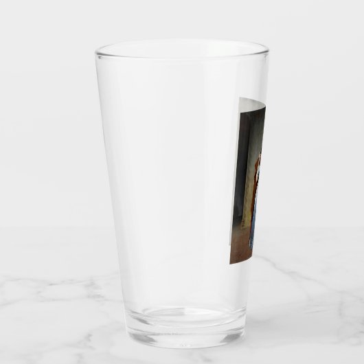 De kus (van Francesco Hayez) Glas (Rechts)