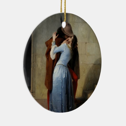 De Kus (van Francesco Hayez) Keramisch Ornament (Rechts)