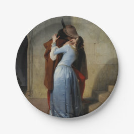 De kus (van Francesco Hayez) Papieren Bordje