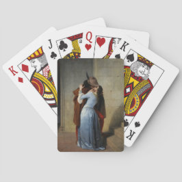 De kus (van Francesco Hayez) Pokerkaarten