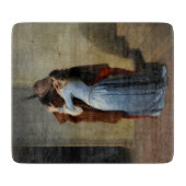 De kus (van Francesco Hayez) Snijplank (Voorkant)