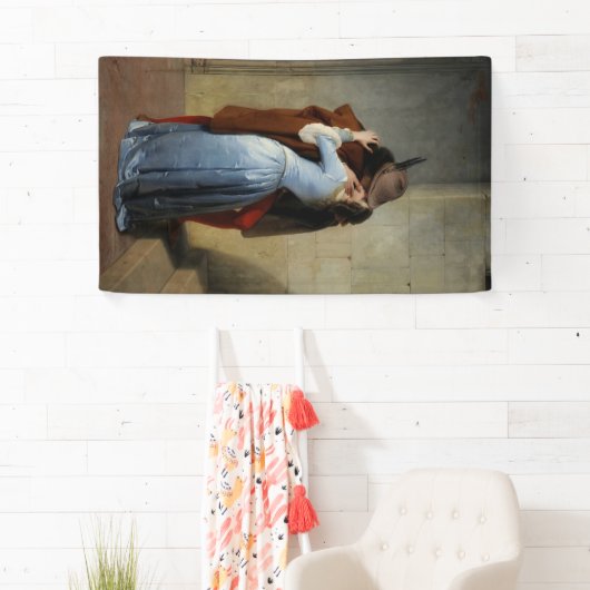 De kus (van Francesco Hayez) Spandoek (Insitu)
