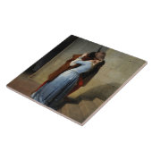 De kus (van Francesco Hayez) Tegeltje (Zijkant)