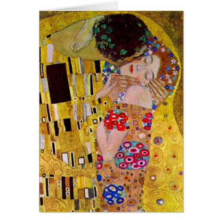 De kus van Gustav Klimt