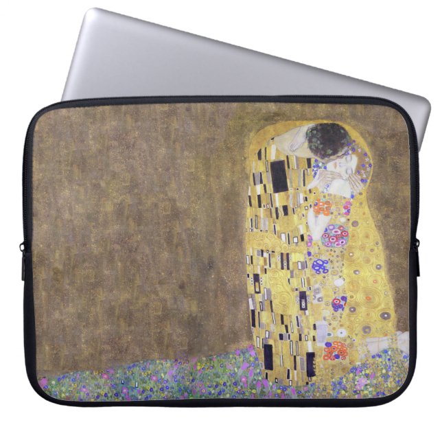 De kus van Gustav Klimt 1 Laptop Sleeve (Voorkant)