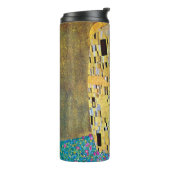 De Kus van Gustav Klimt, Antieke Art Nouveau Thermosbeker (Gedraaid links)