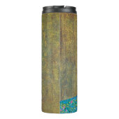 De Kus van Gustav Klimt, Antieke Art Nouveau Thermosbeker (Achterkant)