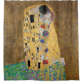 De kus van Gustav Klimt Apron Douchegordijn (Voorkant)