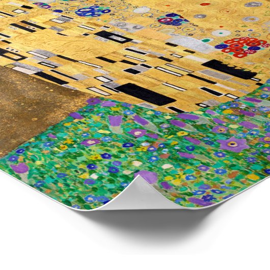 De kus van Gustav Klimt Apron Poster (Hoek)