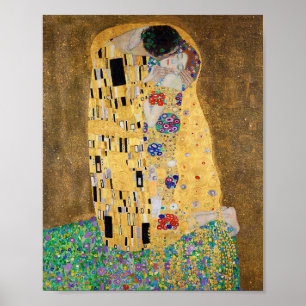 De kus van Gustav Klimt Apron Poster