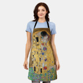 De kus van Gustav Klimt Apron Schort (Gedragen)