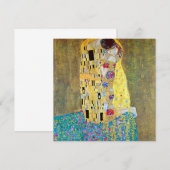 De kus van Gustav Klimt,  Art Nouveau (Voorkant / Achterkant)