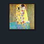 De kus van Gustav Klimt,  Art Nouveau Canvas Afdruk<br><div class="desc">De Kiss (Der Kuss) (1907/08) van Gustav Klimt is waarschijnlijk zijn beroemdste werk. Klimt begon er in 1907 aan te werken en het is het hoogtepunt van zijn zogenaamde "Golden Period". De Kus is een Victoriaans Era Symbolisme, een mooie kunstliefde en romance schilderij met een romantisch koppel in verschillende tinten...</div>