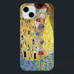 De kus van Gustav Klimt,  Art Nouveau iPhone 15 Mini Hoesje<br><div class="desc">De Kiss (Der Kuss) (1907/08) van Gustav Klimt is waarschijnlijk zijn beroemdste werk. Klimt begon er in 1907 aan te werken en het is het hoogtepunt van zijn zogenaamde "Golden Period". De Kus is een Victoriaans Era Symbolisme, een mooie kunstliefde en romance schilderij met een romantisch koppel in verschillende tinten...</div>