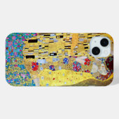 De kus van Gustav Klimt, Art Nouveau Case-Mate iPhone Case (Achterkant (horizontaal))