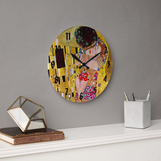 De kus van Gustav Klimt,  Art Nouveau Grote Klok (Kantoor)