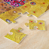 De kus van Gustav Klimt,  Art Nouveau Legpuzzel (Zijkant)