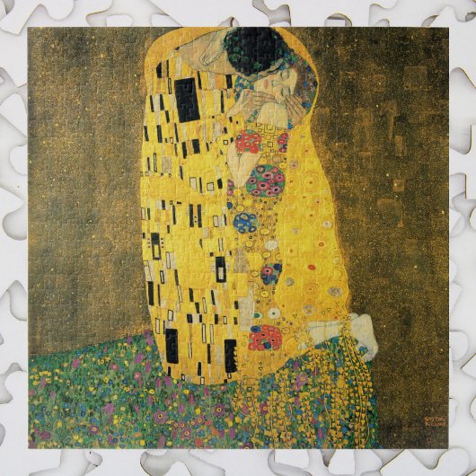 De kus van Gustav Klimt,  Art Nouveau Legpuzzel