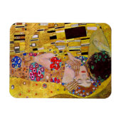 De kus van Gustav Klimt, Art Nouveau Magneet (Horizontaal)