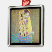 De kus van Gustav Klimt, Art Nouveau Metalen Ornament (Links)