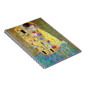 De kus van Gustav Klimt,  Art Nouveau Notitieboek (Rechterzijde)