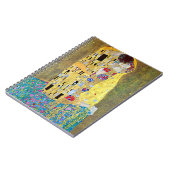 De kus van Gustav Klimt,  Art Nouveau Notitieboek (Linkerzijde)