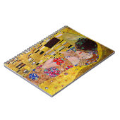 De kus van Gustav Klimt,  Art Nouveau Notitieboek (Linkerzijde)