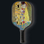 De kus van Gustav Klimt,  Art Nouveau Pickleball Paddle<br><div class="desc">De Kiss (Der Kuss) (1907/08) van Gustav Klimt is waarschijnlijk zijn beroemdste werk. Klimt begon er in 1907 aan te werken en het is het hoogtepunt van zijn zogenaamde "Golden Period". De Kus is een Victoriaans Era Symbolisme, een mooie kunstliefde en romance schilderij met een romantisch koppel in verschillende tinten...</div>