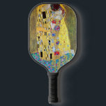 De kus van Gustav Klimt,  Art Nouveau Pickleball Paddle<br><div class="desc">De Kiss (Der Kuss) (1907/08) van Gustav Klimt is waarschijnlijk zijn beroemdste werk. Klimt begon er in 1907 aan te werken en het is het hoogtepunt van zijn zogenaamde "Golden Period". De Kus is een Victoriaans Era Symbolisme, een mooie kunstliefde en romance schilderij met een romantisch koppel in verschillende tinten...</div>