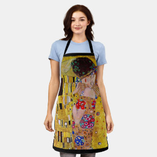 De kus van Gustav Klimt,  Art Nouveau Schort