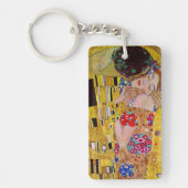 De kus van Gustav Klimt, Art Nouveau Sleutelhanger (Voorkant)