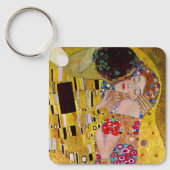 De kus van Gustav Klimt,  Art Nouveau Sleutelhanger (Voorkant)