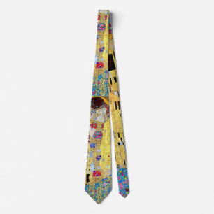 De kus van Gustav Klimt,  Art Nouveau Stropdas