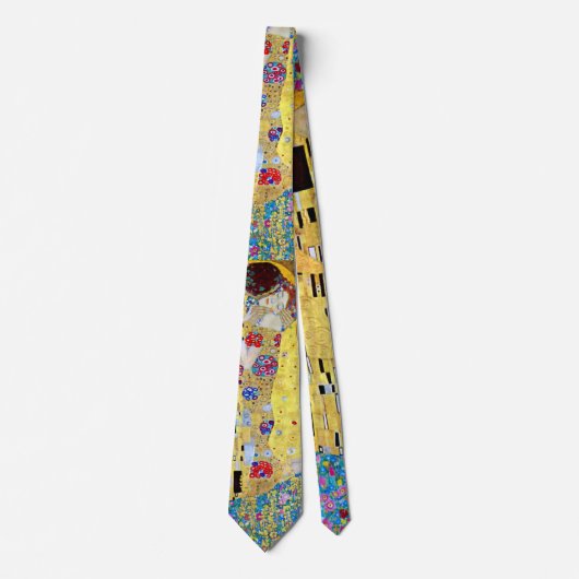 De kus van Gustav Klimt,  Art Nouveau Stropdas (Voorkant)