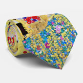 De kus van Gustav Klimt,  Art Nouveau Stropdas (Opgerold)