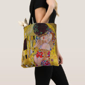 De kus van Gustav Klimt,  Art Nouveau Tote Bag (Dichtbij)