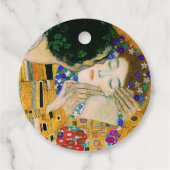 De kus van Gustav Klimt Bedankjes Labels (Achterkant)