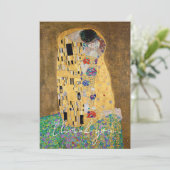 De Kus van Gustav Klimt Bedankkaart (Staand voorkant)