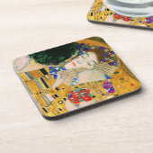 De kus van Gustav Klimt Bier Onderzetter (Linkerzijde)