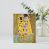 De kus van Gustav Klimt Briefkaart (Staand voorkant)
