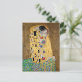 De kus van Gustav Klimt Briefkaart (Staand voorkant)