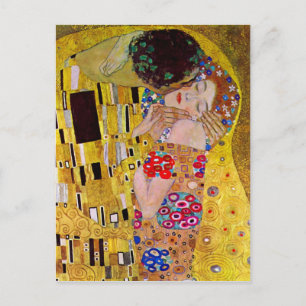 De kus van Gustav Klimt Briefkaart