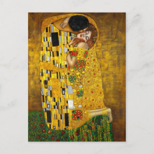 De kus van Gustav Klimt Briefkaart