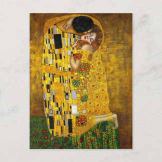 De kus van Gustav Klimt Briefkaart