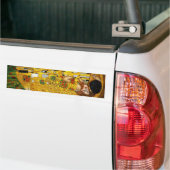 De kus van Gustav Klimt Bumpersticker (Op Truck)