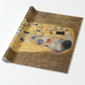 De kus van Gustav Klimt Cadeaupapier (Uitgerold)